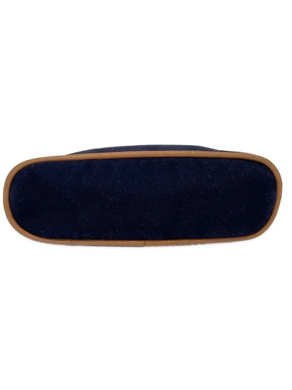 Hermes Pouch Bolide 20 Navy Light Brown Leather